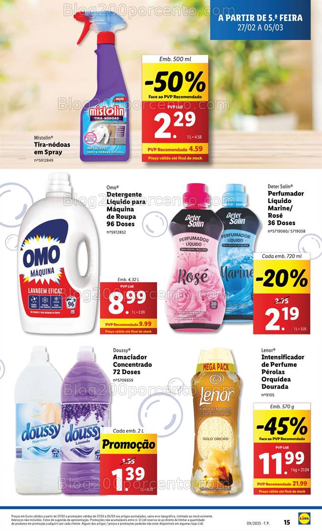 Antevisão Folheto LIDL Especial Limpeza Promoções de 27 fevereiro a 5 março