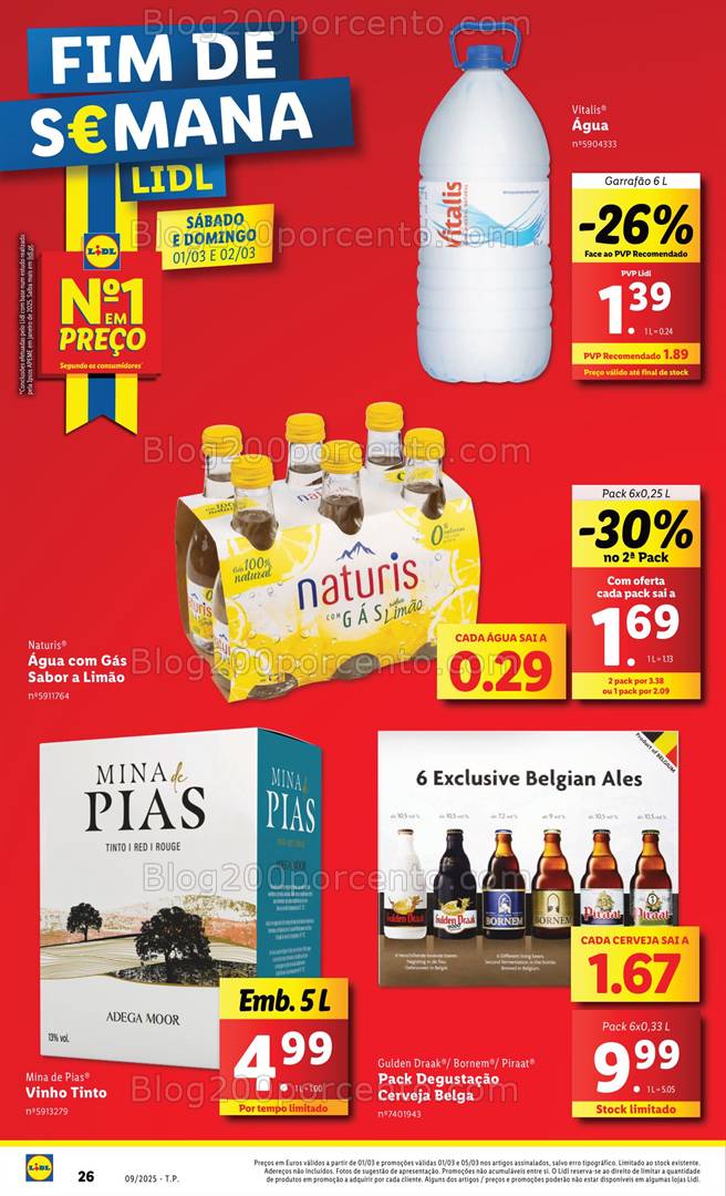 Antevisão Folheto LIDL Promoções de 27 fevereiro a 5 março