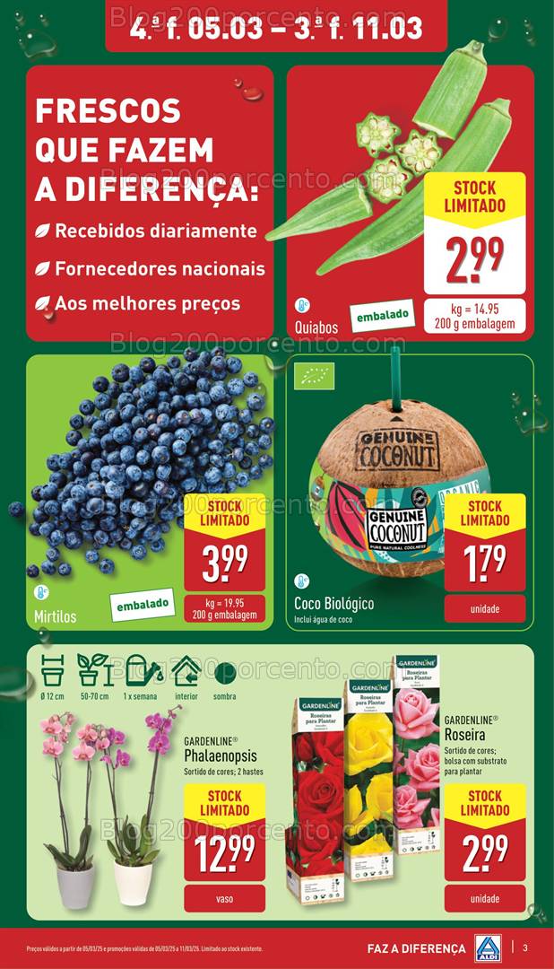 Antevisão Folheto ALDI Promoções de 5 a 11 março