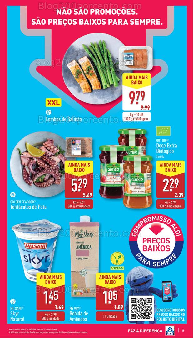 Antevisão Folheto ALDI Promoções de 5 a 11 março