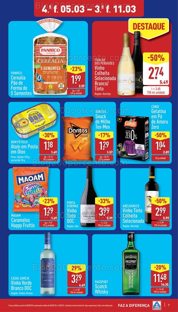 Antevisão Folheto ALDI Promoções de 5 a 11 março