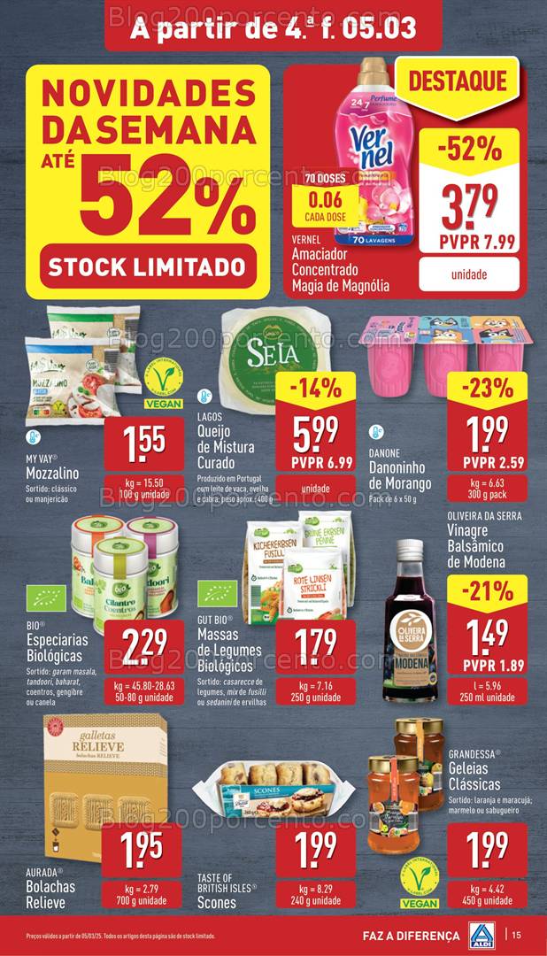 Antevisão Folheto ALDI Promoções de 5 a 11 março