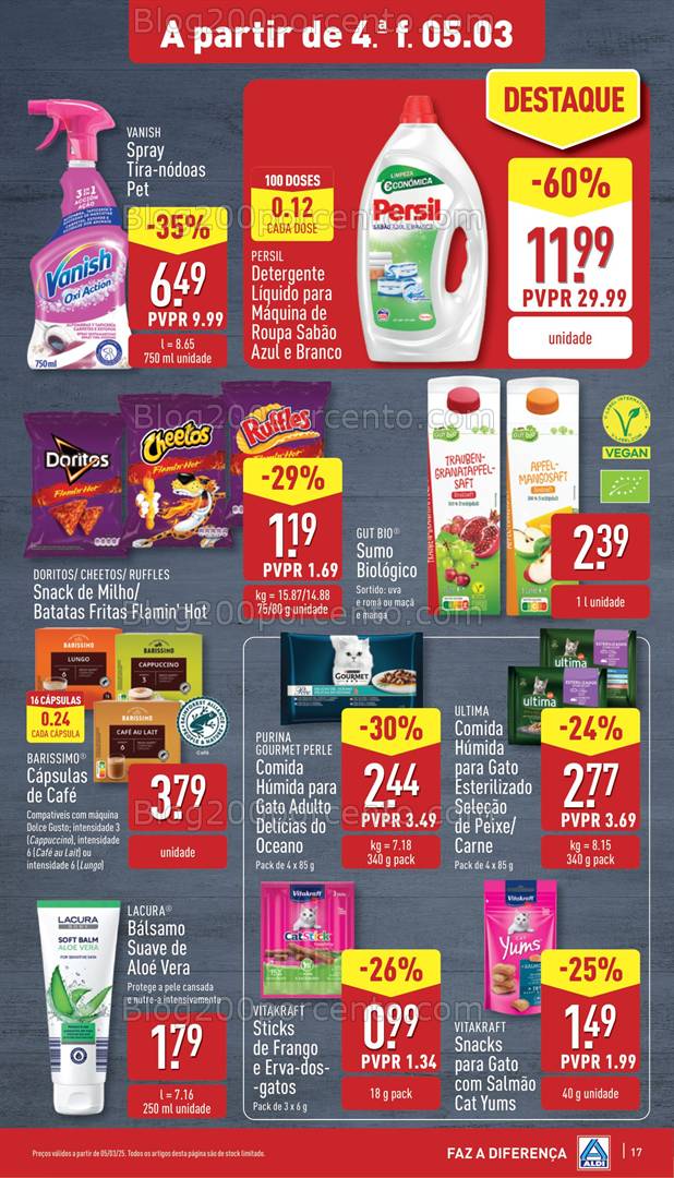 Antevisão Folheto ALDI Promoções de 5 a 11 março