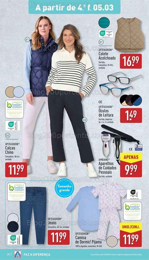 Antevisão Folheto ALDI Promoções de 5 a 11 março