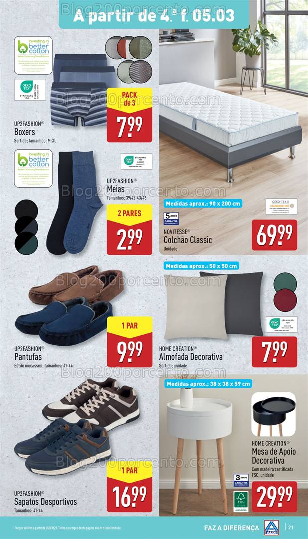 Antevisão Folheto ALDI Promoções de 5 a 11 março