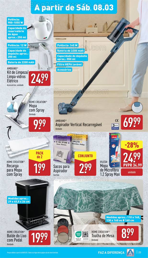 Antevisão Folheto ALDI Promoções de 5 a 11 março