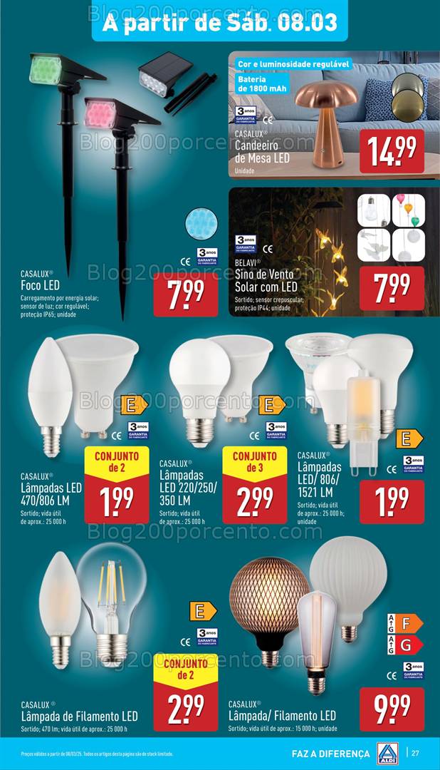 Antevisão Folheto ALDI Promoções de 5 a 11 março