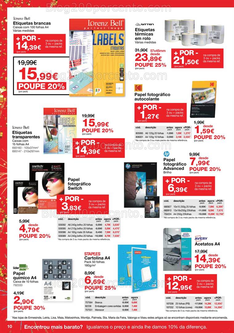 Antevisão Folheto STAPLES Festa da Impressão Promoções de 7 a 27 março