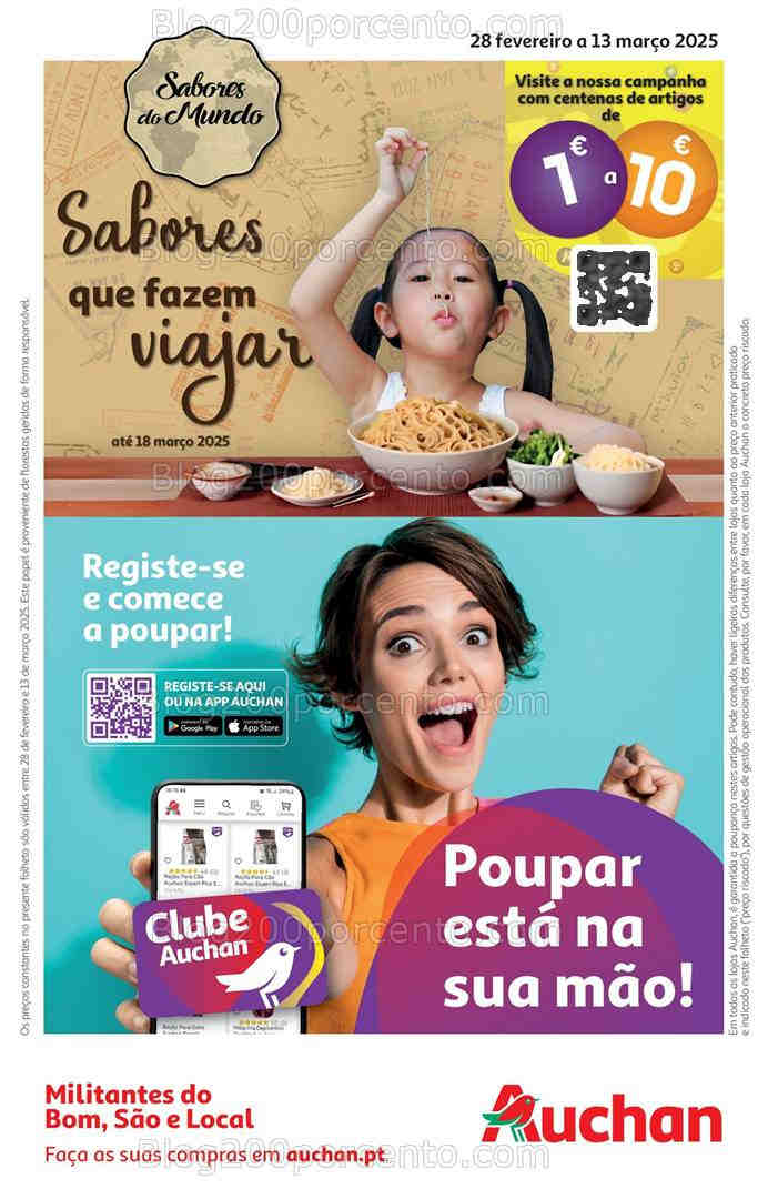 Antevisão Folheto AUCHAN Promoções de 28 fevereiro a 13 março