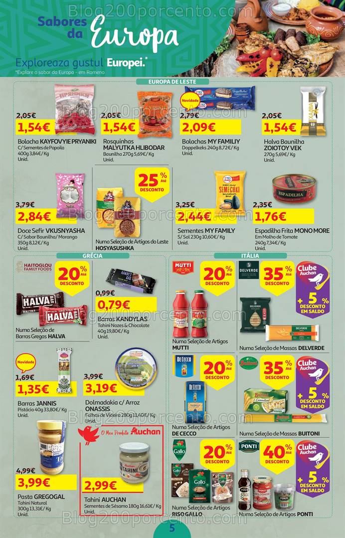 Antevisão Folheto AUCHAN Promoções de 28 fevereiro a 13 março