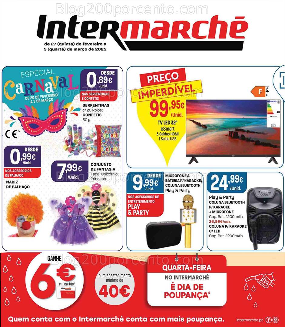 Antevisão Folheto INTERMARCHÉ Bazar Promoções de 27 fevereiro a 5 março