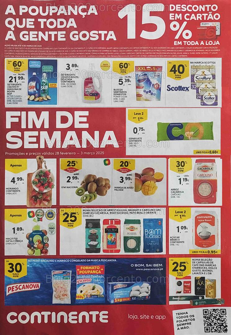 Antevisão Folheto CONTINENTE Promoções de 28 fevereiro a 3 março