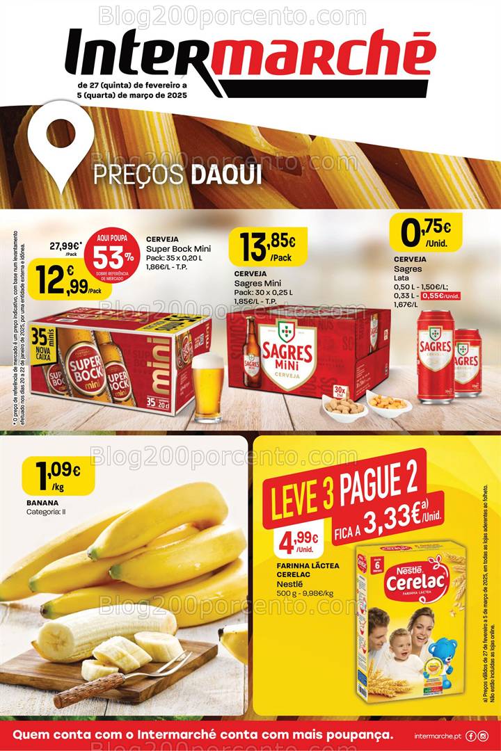 Antevisão Folheto INTERMARCHÉ Mini Promoções de 27 fevereiro a 5 março