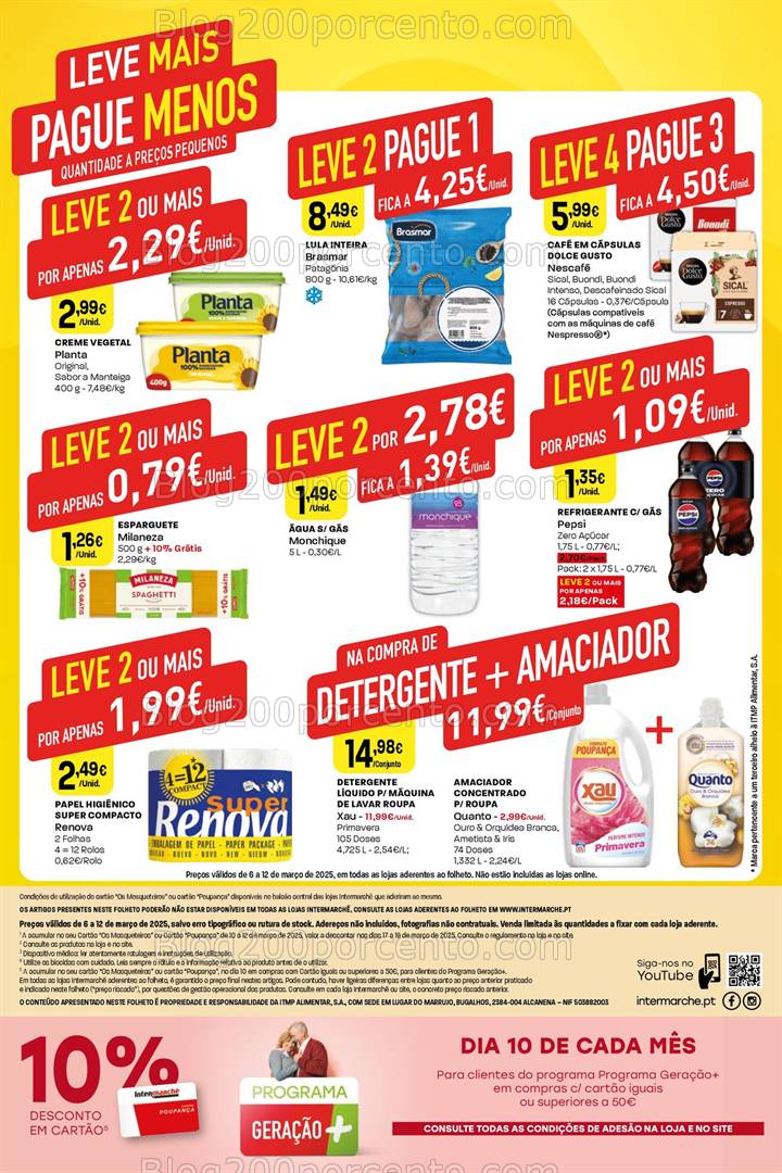 Antevisão Folheto INTERMARCHÉ Promoções de 6 a 12 março