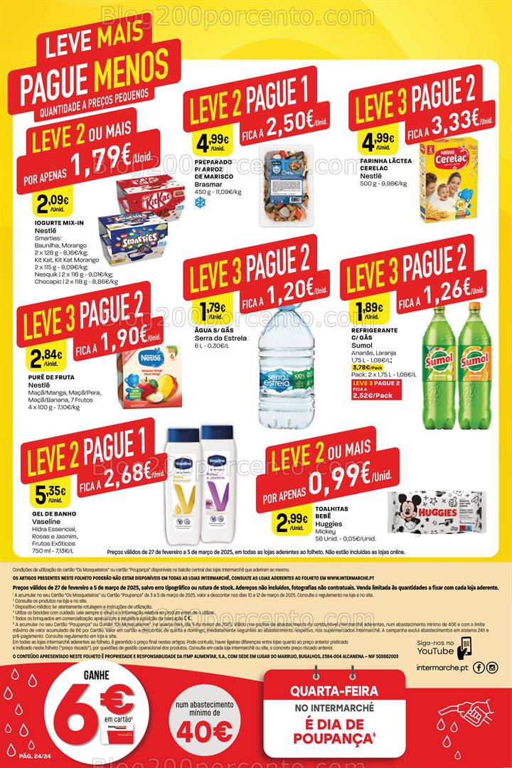 Antevisão Folheto INTERMARCHÉ Super Promoções de 27 fevereiro a 5 março