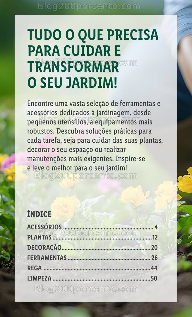 Antevisão Folheto LIDL Especial Jardim Promoções a partir de 3 março