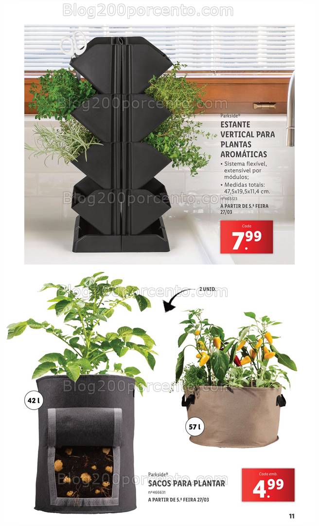 Antevisão Folheto LIDL Especial Jardim Promoções a partir de 3 março