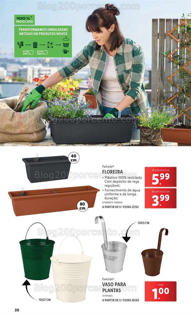 Antevisão Folheto LIDL Especial Jardim Promoções a partir de 3 março