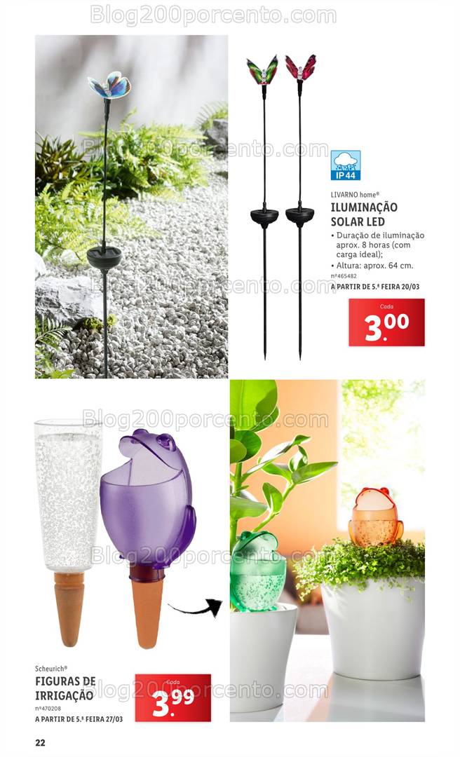 Antevisão Folheto LIDL Especial Jardim Promoções a partir de 3 março