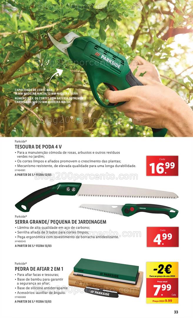 Antevisão Folheto LIDL Especial Jardim Promoções a partir de 3 março