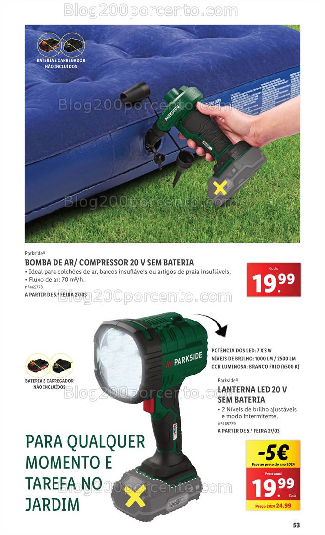 Antevisão Folheto LIDL Especial Jardim Promoções a partir de 3 março