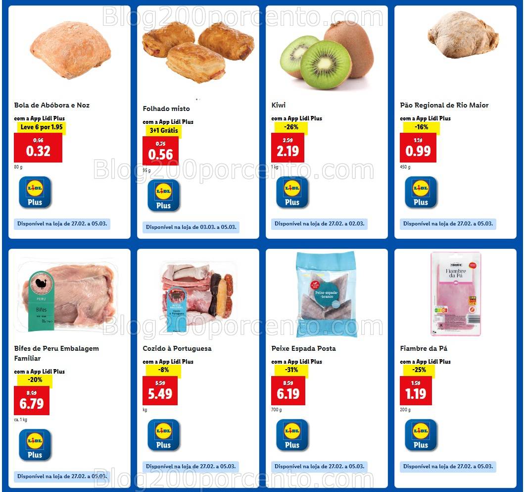 Antevisão Ofertas LIDL Plus os descontos de 27 fevereiro a 5 março