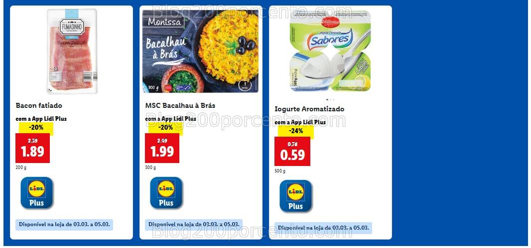 Antevisão Ofertas LIDL Plus os descontos de 27 fevereiro a 5 março