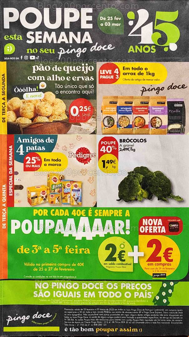 Antevisão Folheto PINGO DOCE Promoções de 25 fevereiro a 3 março