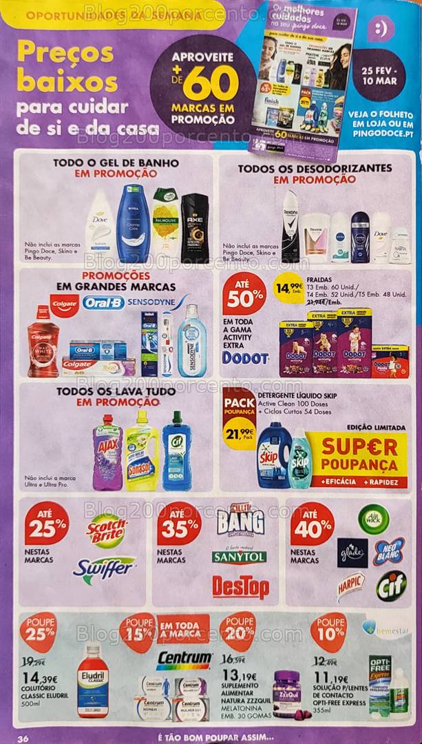 Antevisão Folheto PINGO DOCE Promoções de 25 fevereiro a 3 março