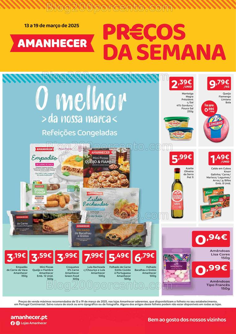 Antevisão Folheto AMANHECER Promoções de 13 a 19 março