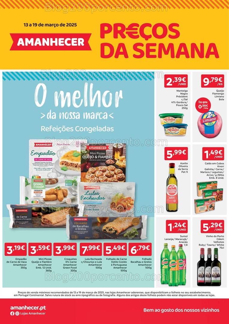 Antevisão Folheto AMANHECER Promoções de 13 a 19 março