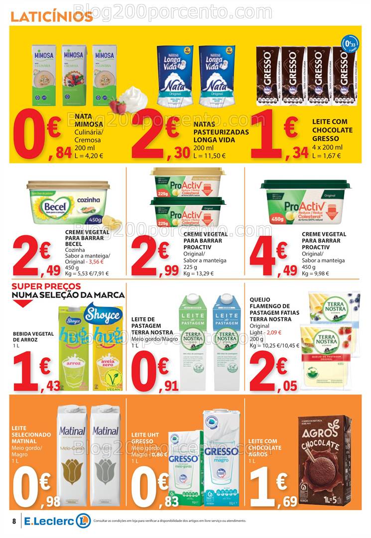 Antevisão Folheto E-LECLERC Promoções de 13 a 26 março