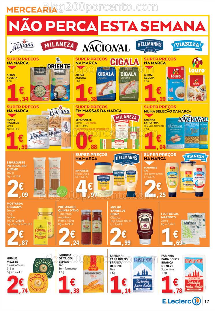 Antevisão Folheto E-LECLERC Promoções de 13 a 26 março