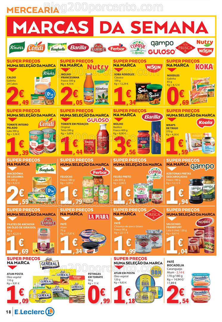 Antevisão Folheto E-LECLERC Promoções de 13 a 26 março