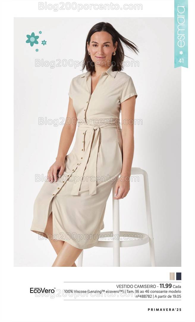 Antevisão Folheto LIDL Moda Primavera Promoções a partir de 6 março