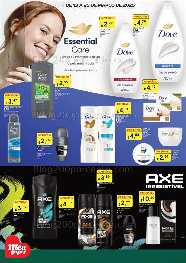 Antevisão Folheto MEU SUPER Higiene e Beleza Promoções de 13 a 25 março