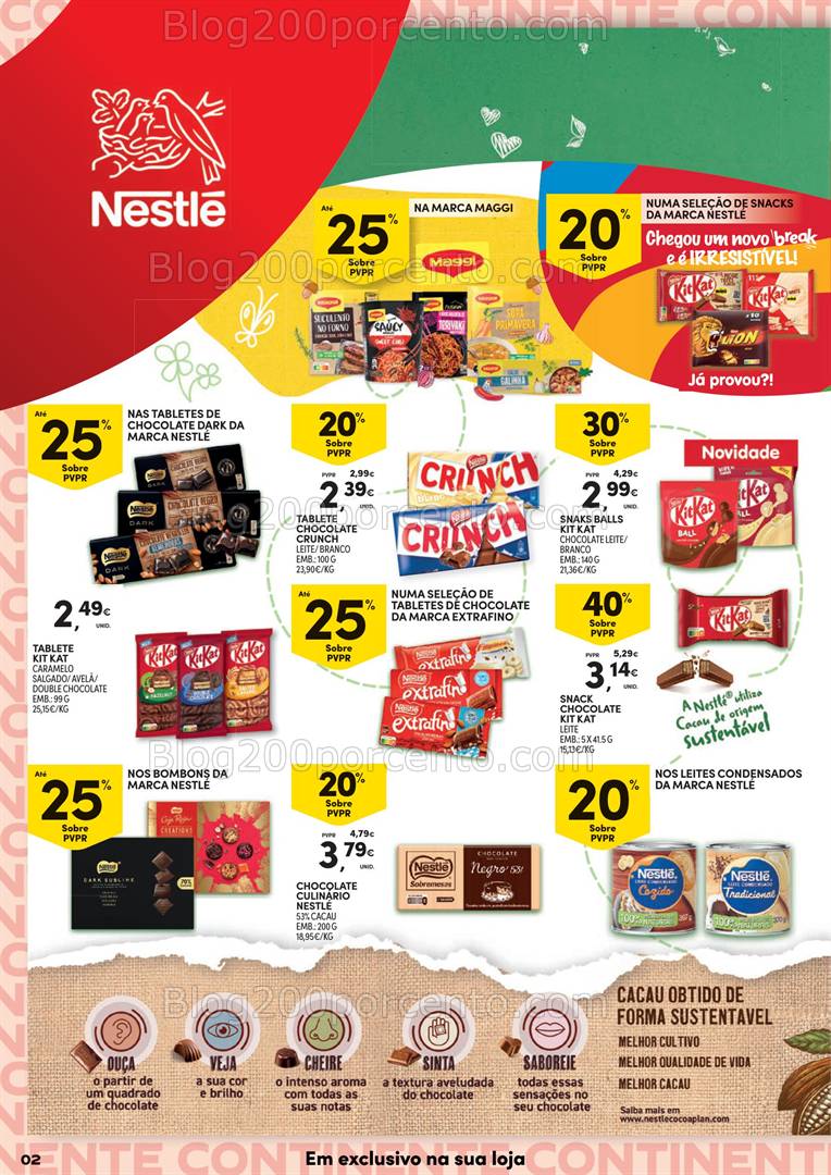 Antevisão Folheto CONTINENTE Nestlé Promoções de 5 a 9 março