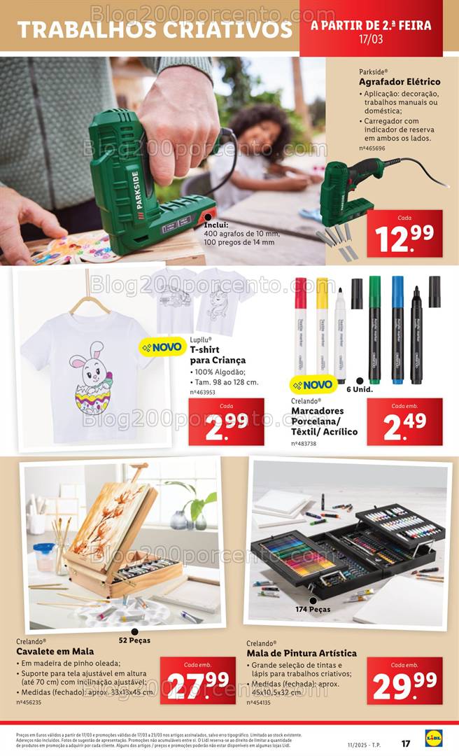 Antevisão Folheto LIDL Bazar Promoções de 13 a 19 março