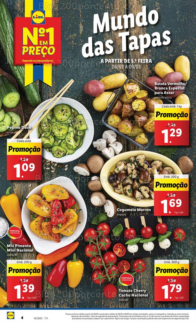 Antevisão Folheto LIDL Promoções de 6 a 12 março