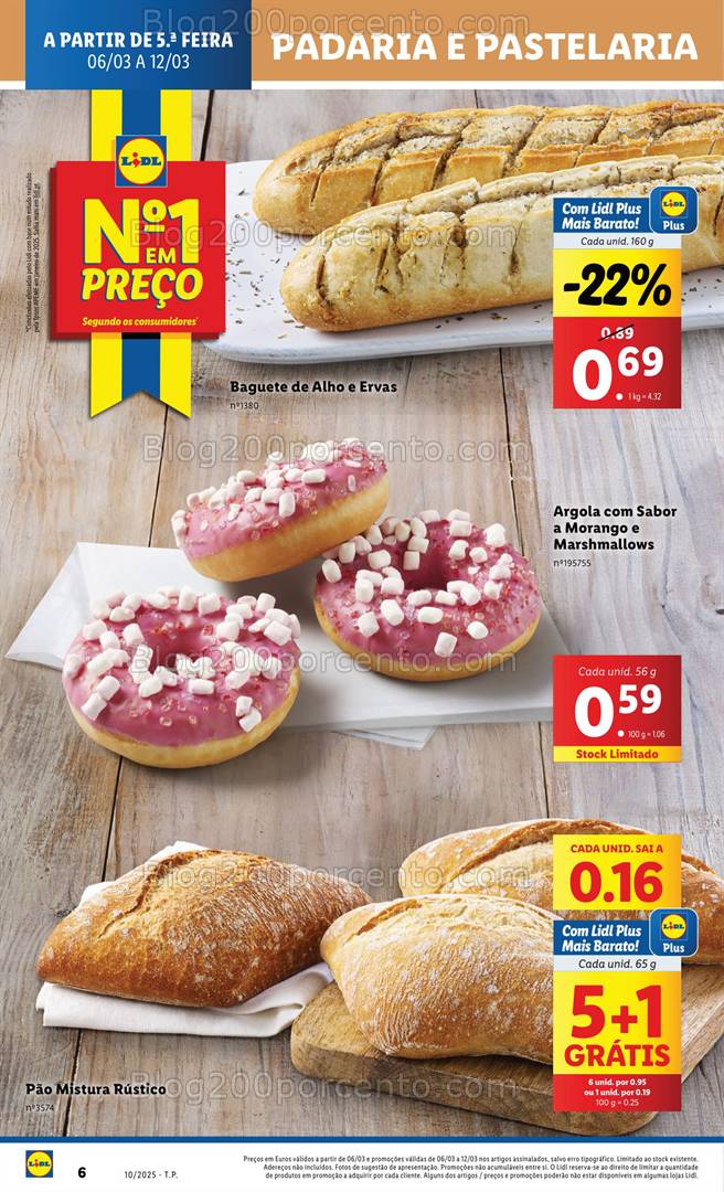 Antevisão Folheto LIDL Promoções de 6 a 12 março