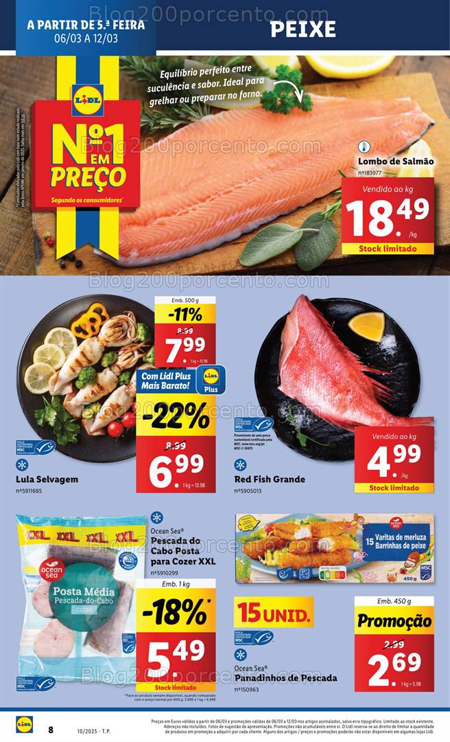 Antevisão Folheto LIDL Promoções de 6 a 12 março