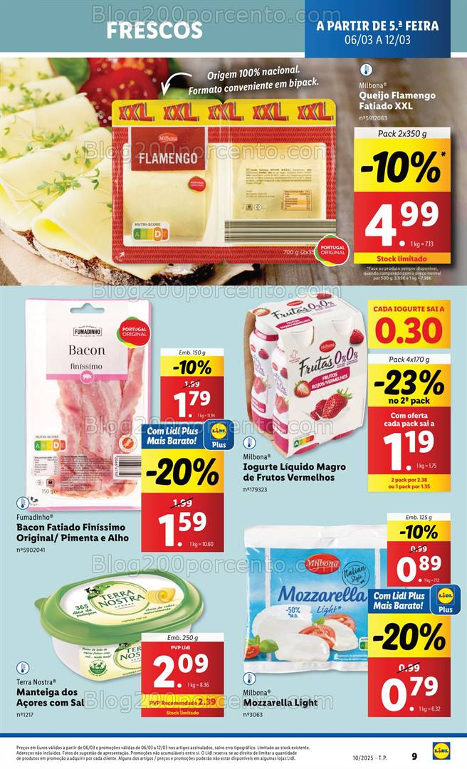 Antevisão Folheto LIDL Promoções de 6 a 12 março