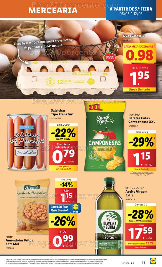 Antevisão Folheto LIDL Promoções de 6 a 12 março