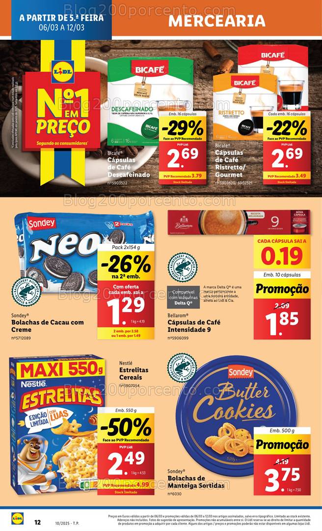 Antevisão Folheto LIDL Promoções de 6 a 12 março