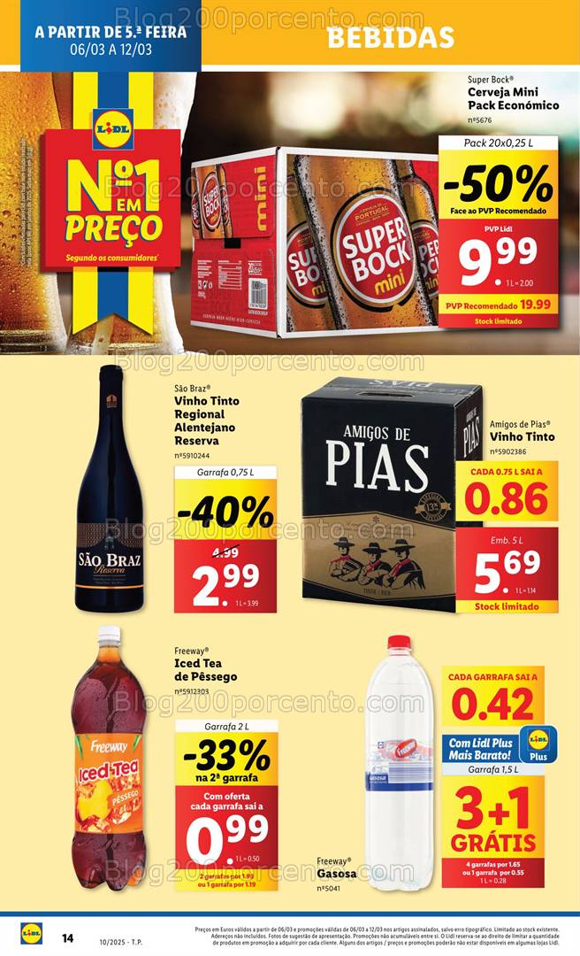 Antevisão Folheto LIDL Promoções de 6 a 12 março