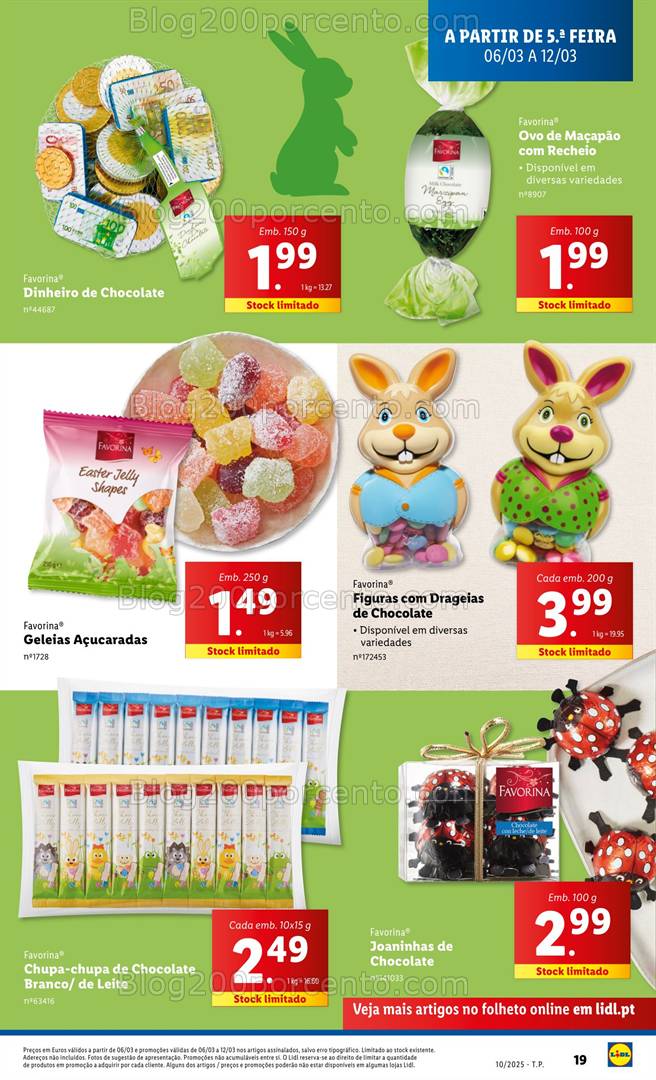 Antevisão Folheto LIDL Promoções de 6 a 12 março