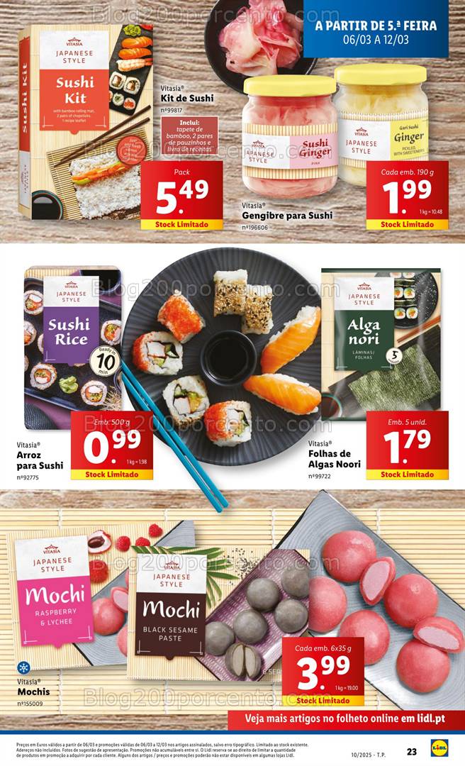 Antevisão Folheto LIDL Promoções de 6 a 12 março