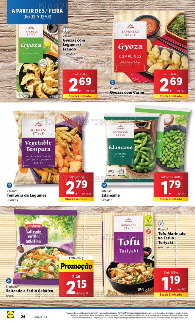 Antevisão Folheto LIDL Promoções de 6 a 12 março