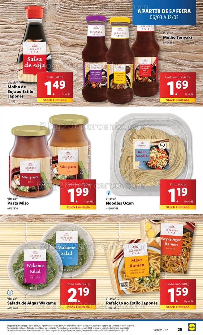 Antevisão Folheto LIDL Promoções de 6 a 12 março