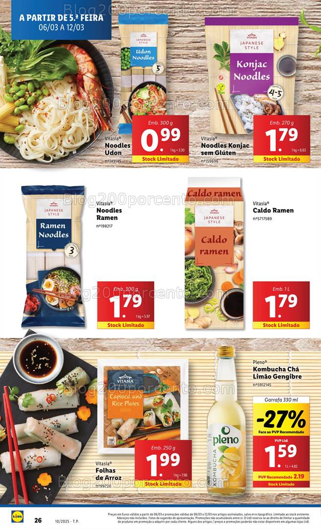 Antevisão Folheto LIDL Promoções de 6 a 12 março